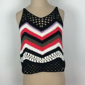 En Créme Crochet Tank